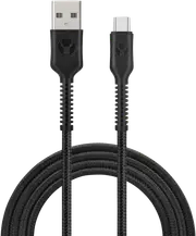 Bonelk Long-Life Easy Grip USB-A to USB-C 60W Cable 1.2m Black