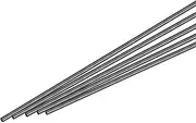 uxcell Carbon Fiber Rod, 4mm x 300mm for RC Plane DIY Tool Wing Tube Quadcopter Arm, Pack of 5