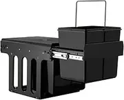 Salesbay 2X15L Twin Pull Out Bin Slide Garbage Kitchen Double Rubbish Basket