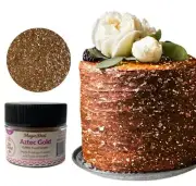 Edible Glitter dust AZTEC GOLD ( 6 grams ) Magic dust , Kosher, Gluten free FDA