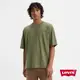 Levis 短袖T恤 / 220G厚磅 / 全素寬鬆休閒版型 / 軍綠 男款 A6770-0002 熱賣單品