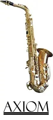 Axiom Alto Saxophone Quality Student Beginner Sax with Case and 2 Year Warranty