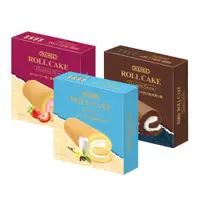 在飛比找ETMall東森購物網優惠-MAMEE 風味瑞士捲 巧克力/草莓/牛奶(盒裝128g*1