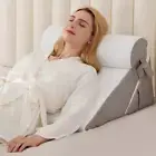 3PCS Wedge Pillow Set for after Surgery, Bed Wedge Pillow for Headboard, Wedge P