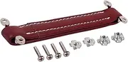 ETHZZLE Leather Handle Strap Amplifier Handle Brown Amps Retro Speaker Guitar Amp Speaker Handle Belt Guitar Amp Speaker Handle Strap Guitars Guitar Amplifier Handle Belt Red