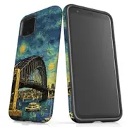 For Google Pixel 4 Tough Protective Cover, Painting Of The Harbour Bridge