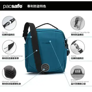 【Pacsafe】送》都市防盜斜肩包7L LS200 11吋平板 RFID防偷側背包 手機護照包_40133530