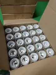 PORCELAIN 2 Piece Ring Style Light Socket ~ Flush Mount - Medium Base BOX of 25