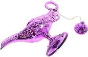 Toddmomy Antique Lamp Ornament Charming Decorative Craft for Parties and Home Use Unique Retro Design for Cosplay Arab Nights and Collectible Display