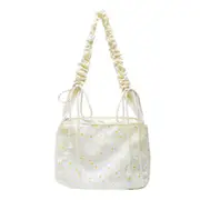 Delicate Daisy Flower Women Canvas Shoulder Bags Classic Texture Creative Design Ladies Casual Vintage Messenger Pouch
