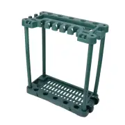 Garden Tool Organizer Rakes, Shovels Rack Storage Rack with Casters for Lawn