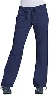 [koi] Women's Extra Petite Lindsey Ultra Comfortable Cargo Style Scrub Pants Extra Sizes