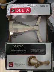 Delta Stryke Double Robe Hook Champagne Bronze Finish Bathware 77638-CZ