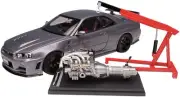 Mini Car MOTORHELIX 1/18 Nissan Skyline GT-R R34 NISMO CRS VER. Finished Japan