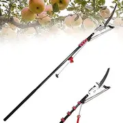 Telescopic Tree Pruners, Professional Telescopic Pole Saws Height Extendable Pruning Saw Gardening Branch Saw Loppers Cutter with Sk5 Cutting Blade, for Pruning Branches and Leaves 24FT