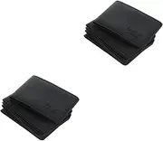 Ciieeo 2sets Driver's License Container Credit Card Organizer Card Holder for Men Car Insurance Id Photo Slim Wallet 5pcs*2
