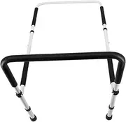 Bed Railing Adjustable Bed Assist Rail Steel Assist Railing Bed Rail Fall Prevention Medical for Elderly Adults Safety Rail