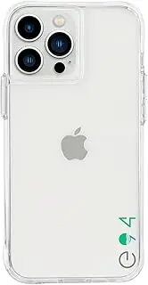 [Case-Mate] iPhone 13 Pro Max Case - ECO94 Clear [10FT Drop Protection] [Compatible with Wireless Charging] Anti Yellowing Lightweight Case for Apple iPhone 13 6.1", Anti-Scratch, Shock Absorbent, Slim