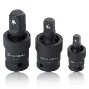 3Pcs Universal Joint-Socket Set Impact Swivel Socket Set Impact Universal Joi...