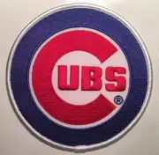 Cubs patch chicago cubs patch Chicago Cubs 4 5/8" dia. iron on or sew on patch