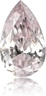 [PALOMA EVERYTHING YOU FANCY] 0.10 Carat Total Weight Natural Loose Diamond, Light Pink Color, Pear Shape, I1 Clarity, GIA Certified Real Diamonds, Loose Gemstones, Diamonds For Jewelry Making, Handmade Jewelry Rare Gift For