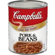 (5 Pack) Campbell's Canned Pork and Beans with Tomato, Sweet & Savory, 14.8 Oz