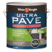 white knight 4l medium grey ultra pave heavy duty concrete and paving paint