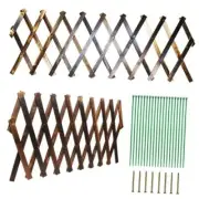 Expandable Garden Trellis 2Pack Wooden Lattice Fence Wall Panel 13.7"x59"