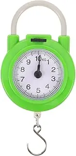 PLAFOPE Travel Suitcase Scale Portable Spring Scale for Luggage Accurate Precise Manual Scale for Home Small Lightweight Fluorescent Green