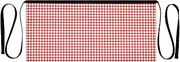 [Joitme] Classic Checkered Red White Apron with Pockets for Women, Short Apron with Pockets, Bar Aprons for Men, Classic Checkered Red White