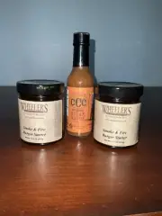 Set Of 2 Burger Starter Seasoning And 1 Steak Sauce, Grilling, BBQ