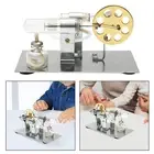 Hot Air Sterling Engine Model Steam Heat Education Model Toy for Boys Girls