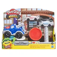 在飛比找蝦皮購物優惠-培樂多 Play-Doh 車輪系列 拖車遊戲組 無毒黏土 D