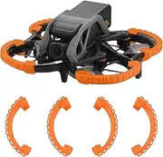 DJI Avata Propeller Guard Bumper: Protective Bumper Ring Anti-Collision Impact Protectors for DJI Avata Accessories Orange