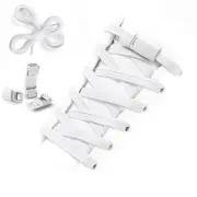 Elastic No Tie Flat Shoe Laces for Sneakers, Tieless Shoelaces for Kids & Adu...