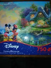 Disney Puzzle 750 Piece Thomas Kinkade Mickey & Minnie Mouse