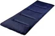 LITA XL Cot Pads for Camping, Soft Comfortable Cotton Thick Sleeping Cot Mattress Pad 75"x28", Navy Blue