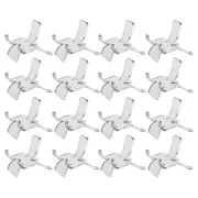 24 Pcs Display Holder Sphere Stands Acrylic Clear Mineral Crystal