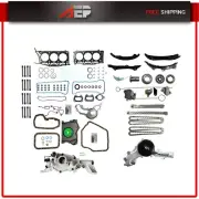 Full Gasket Timing Kit Oil & Water Pump for 11-15 Chrysler Dodge Jeep VW 3.6L (for: Jeep)