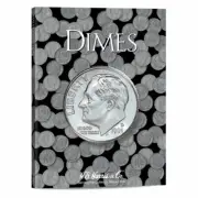 H.E. Harris Dimes Coin Folder Plain Folder by Whitman
