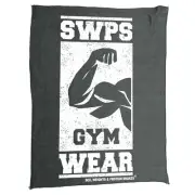 Gym Wear Breast Pocket White - Funny Novelty Gym Sports Towel