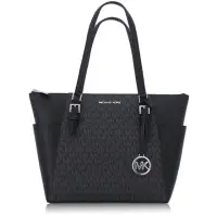 在飛比找momo購物網優惠-【Michael Kors】經典 PVC / 大款 / 肩背