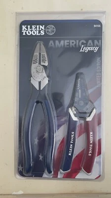Klein Tools 94155 American Legacy Diagonal Plier and Klein-Kurve® Wire Stripper