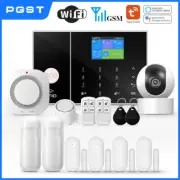 PGST Alarm System WIFI GSM Security Alarm Host with Door and Motion Sensor