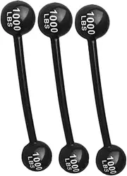 MUSISALY Inflatable Barbell Balloons 3pcs Pool Inflatable Barbell Props for Boys and Girls