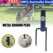 Outdoor Sun Beach Patio Umbrella Holder Parasol Ground Fixed Spike Fishing Stand