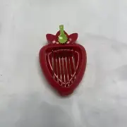 Avon All In One Strawberry Slicer Red Plastic New In Box