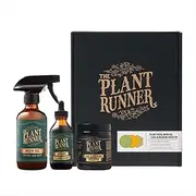 THE PLANT SOCIETY The Plant Runner Booster Kit (Include: Indoor Food, Neem Oil Leaf Shine, Soil & Microbe Booster)