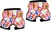 2 Pcs Snowboard Protective Hip Pad Shorts Boys and Girls Ski Snowboard Snow Pants Boys and Girls Snow Pants Adjustable Lightweight