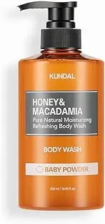 Kundal, Honey & Macadamia, Body Wash, Baby Powder, 16.90 fl oz (500 ml)